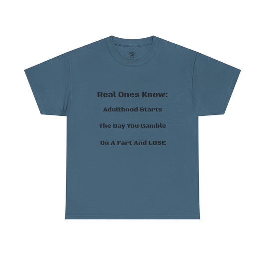 Gamble On Farts - Unisex Heavy Cotton Tee