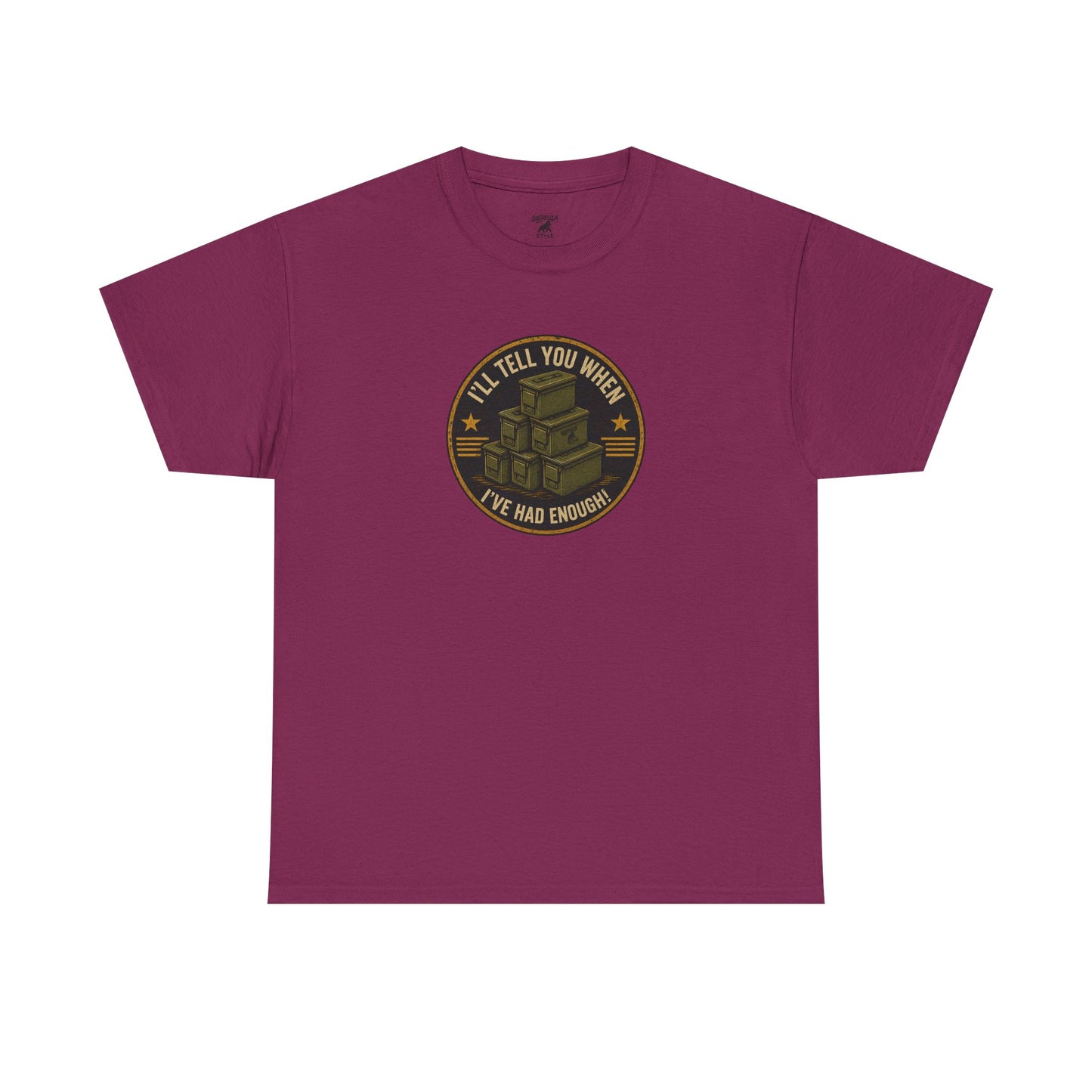 It's Never Enough - Unisex Heavy Cotton Tee