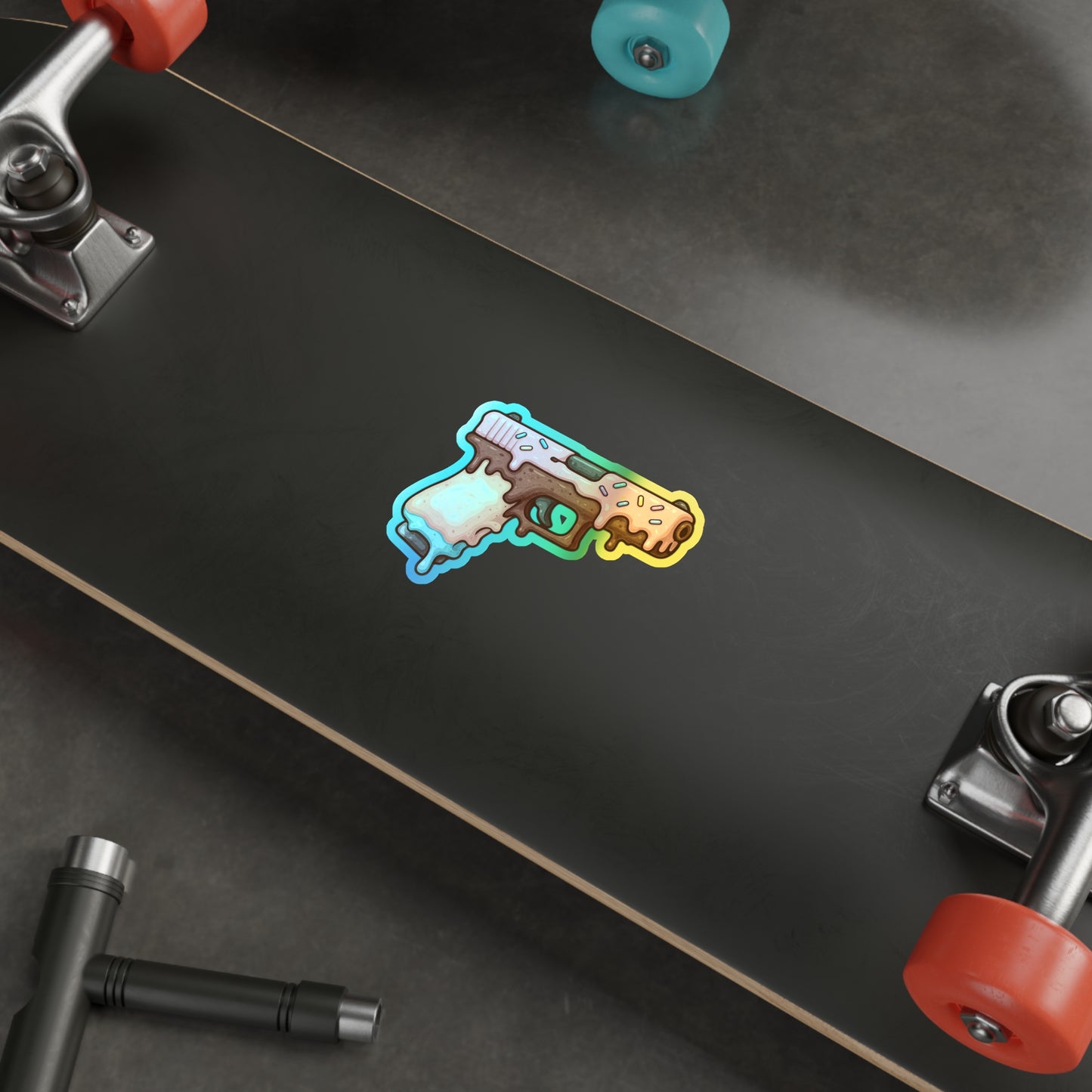 Sweet Treats Glock - Holographic Die-Cut Stickers