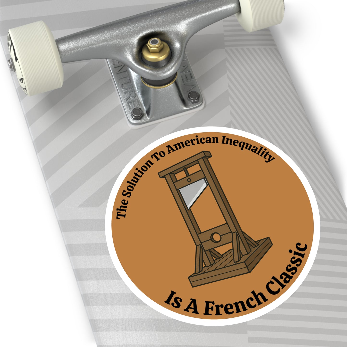 French Classic - Round Vinyl Sticker