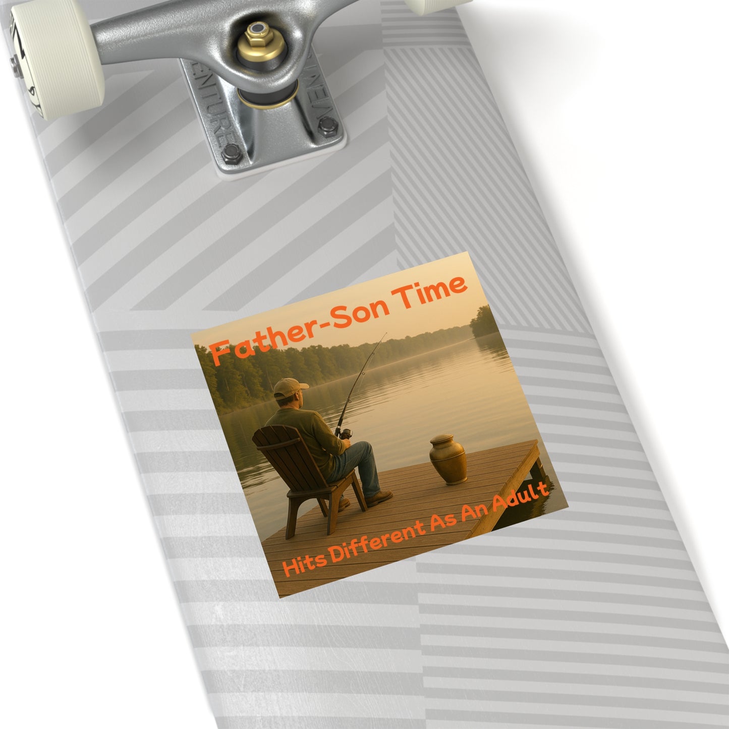 Father-Son Time - Square Sticker