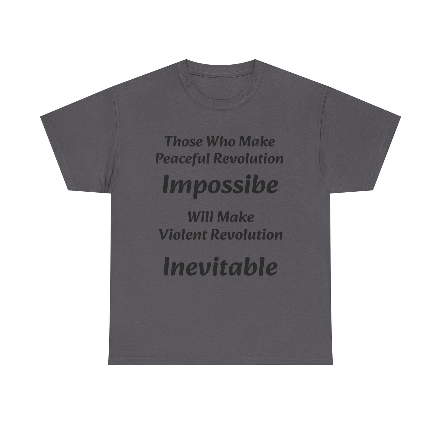 Peaceful Revolution - Unisex Heavy Cotton Tee