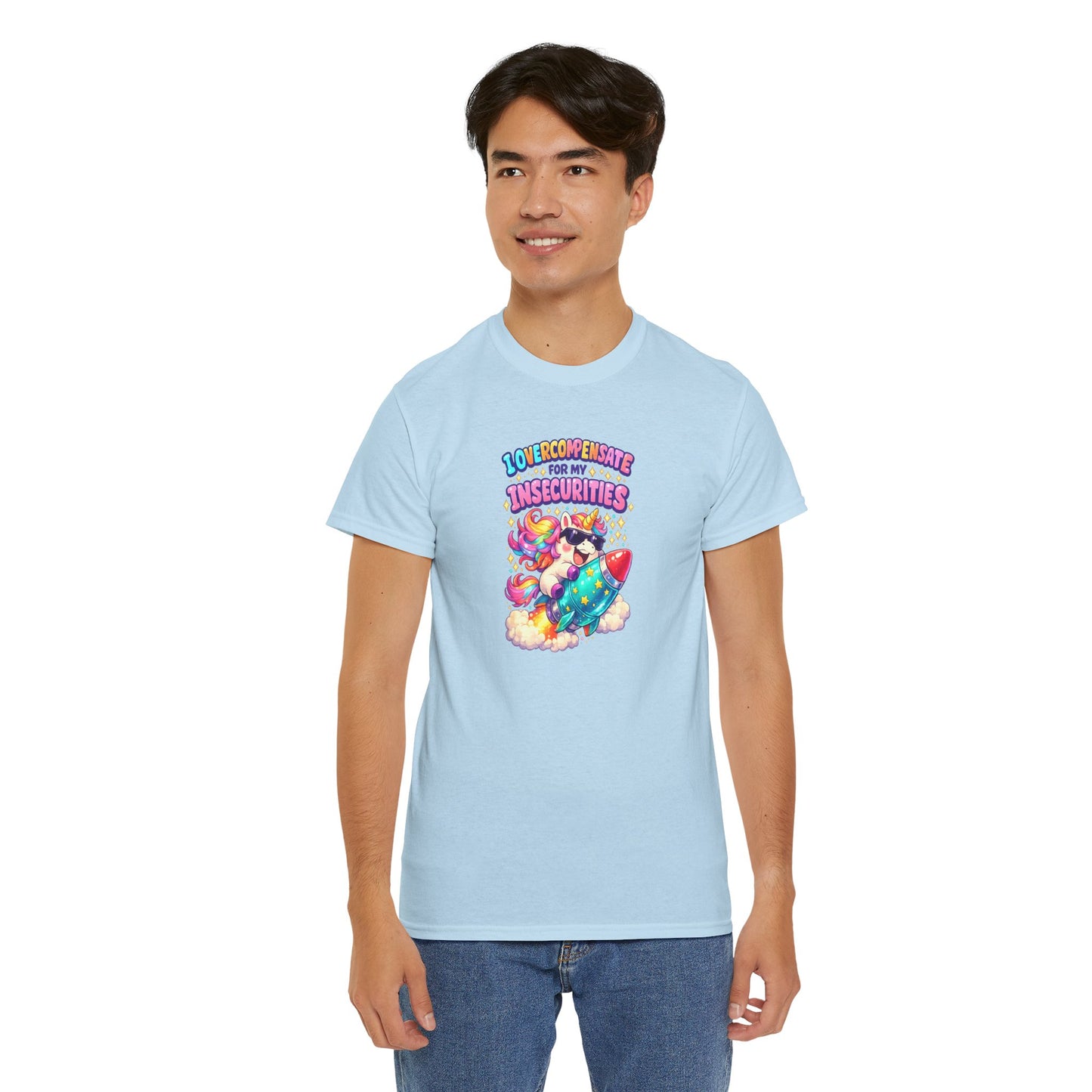 Overcompensate - Unisex Heavy Cotton Tee