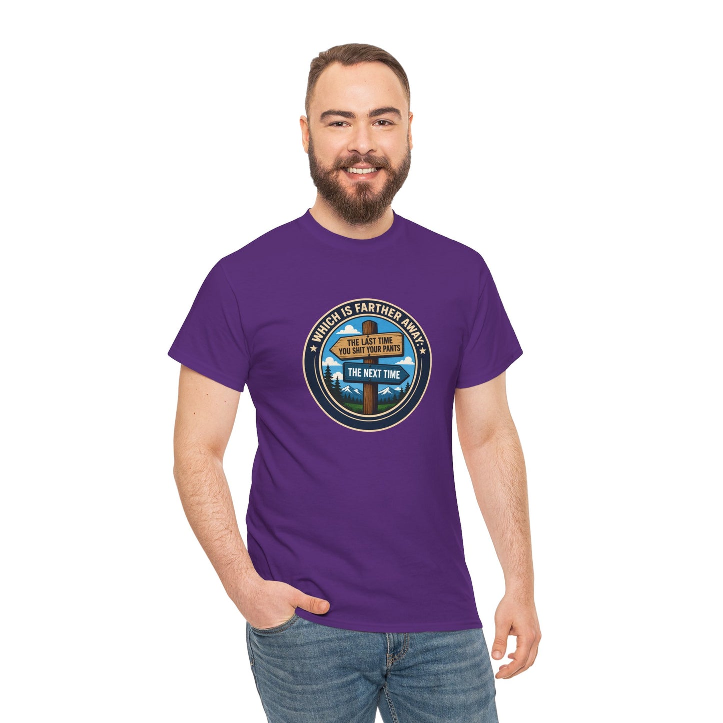 Which is Further - Unisex Heavy Cotton Tee
