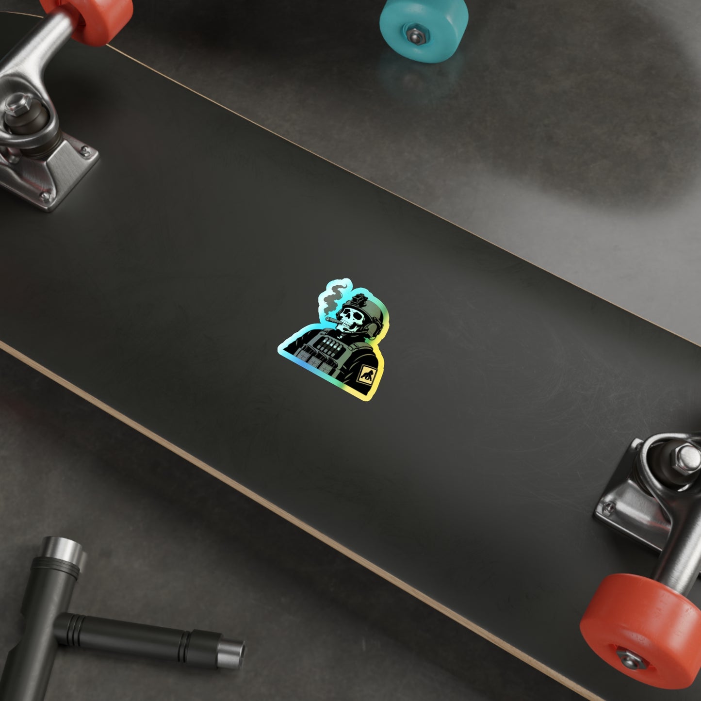 Tactical Smoke - Holographic Die-cut Stickers