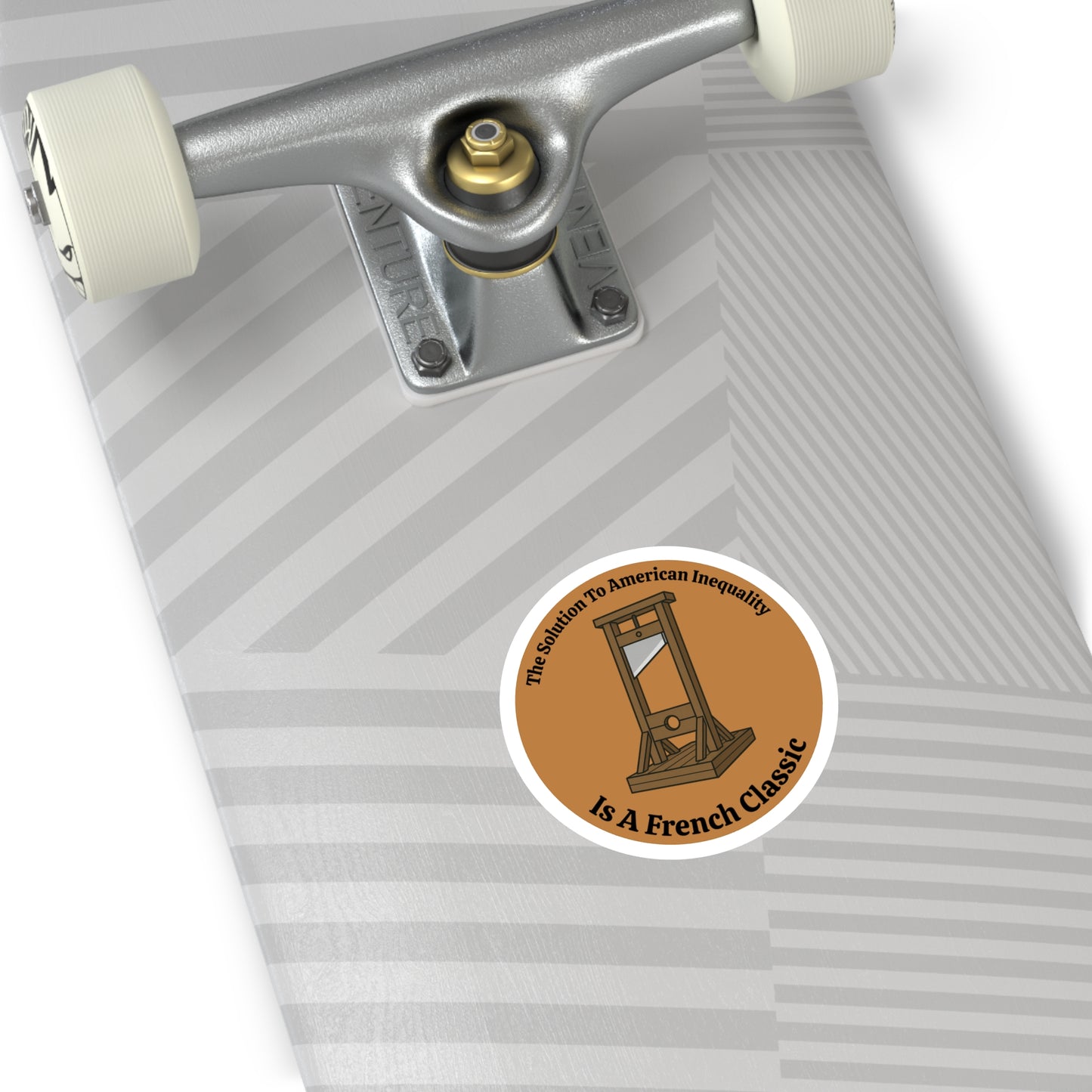 French Classic - Round Vinyl Sticker