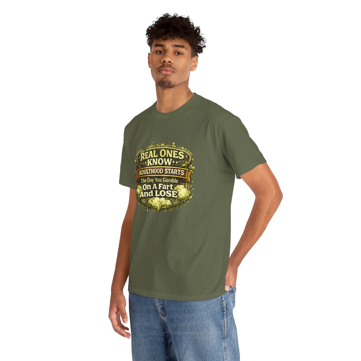 Gamble On Farts - Unisex Heavy Cotton Tee