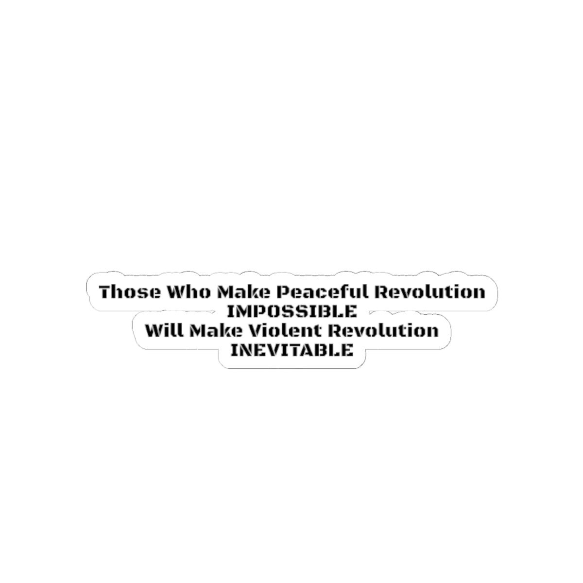 Peaceful Revolution - Sticker