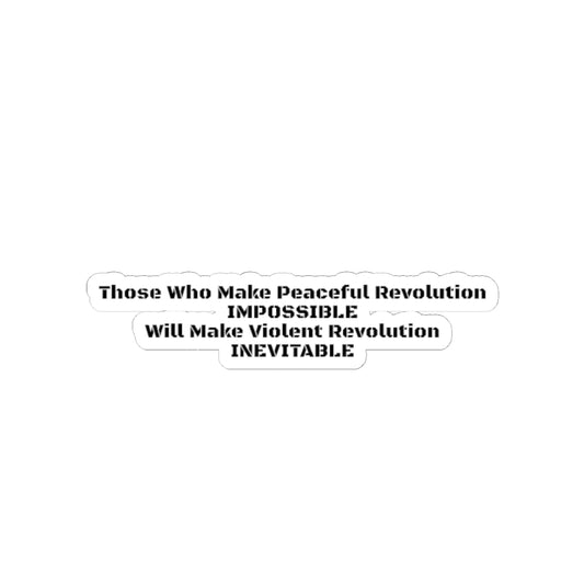 Peaceful Revolution - Sticker