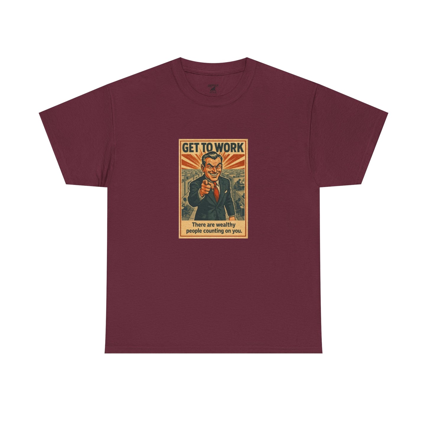 Get To Work - Unisex Heavy Cotton Tee