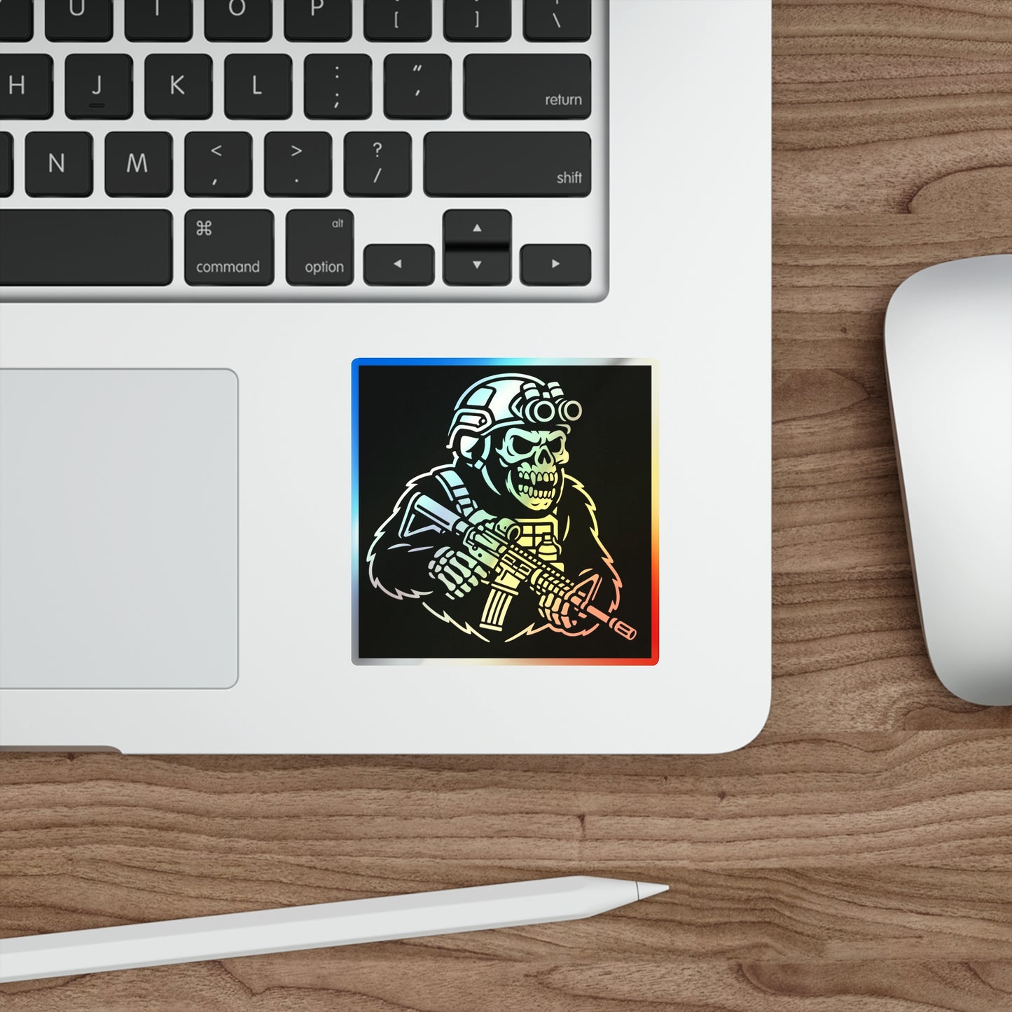 Tactical Guerrilla - Holographic Die-Cut Sticker