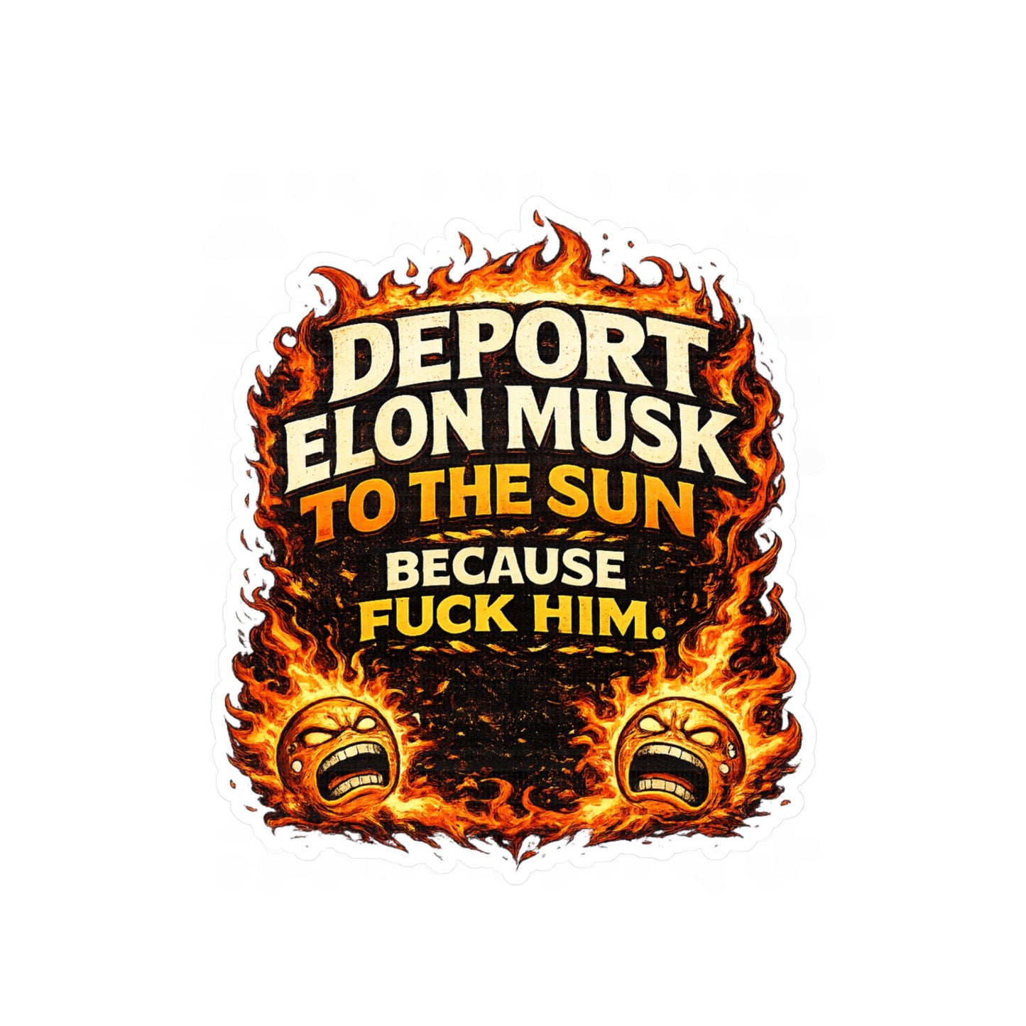 Deport Musk - Kiss-Cut Vinyl Decals