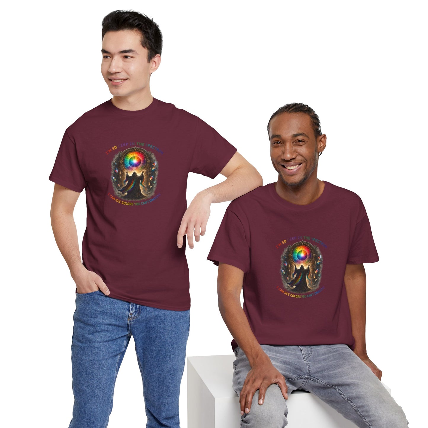 Spectrum Deep - Unisex Heavy Cotton Tee