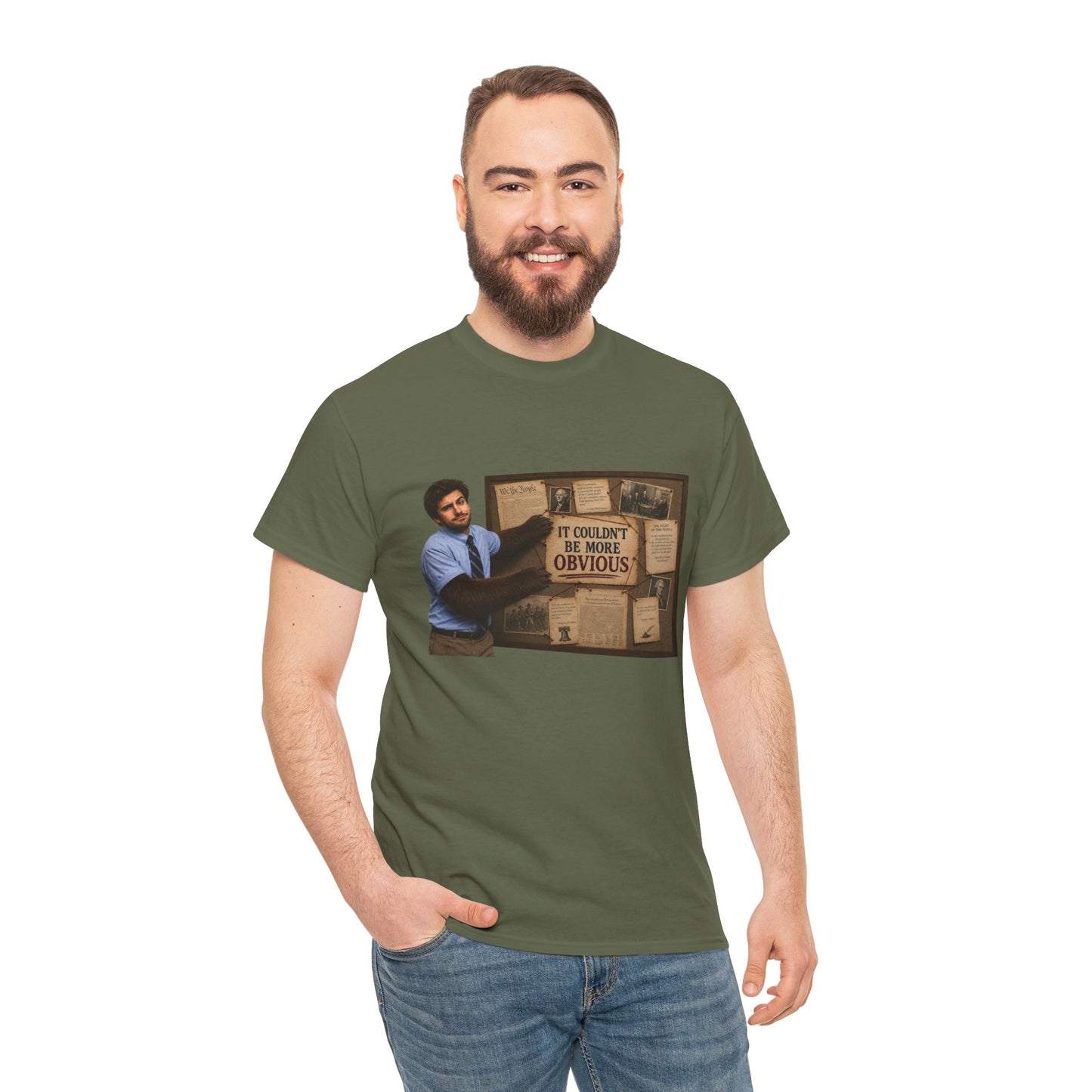 Obvious - Unisex Heavy Cotton Tee