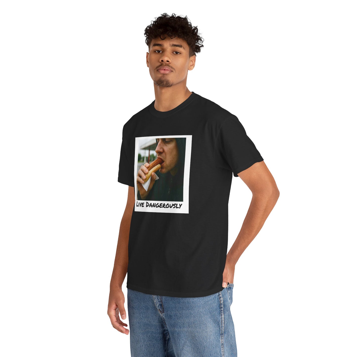 Live Dangerously - Unisex Graphic Print T-Shirt