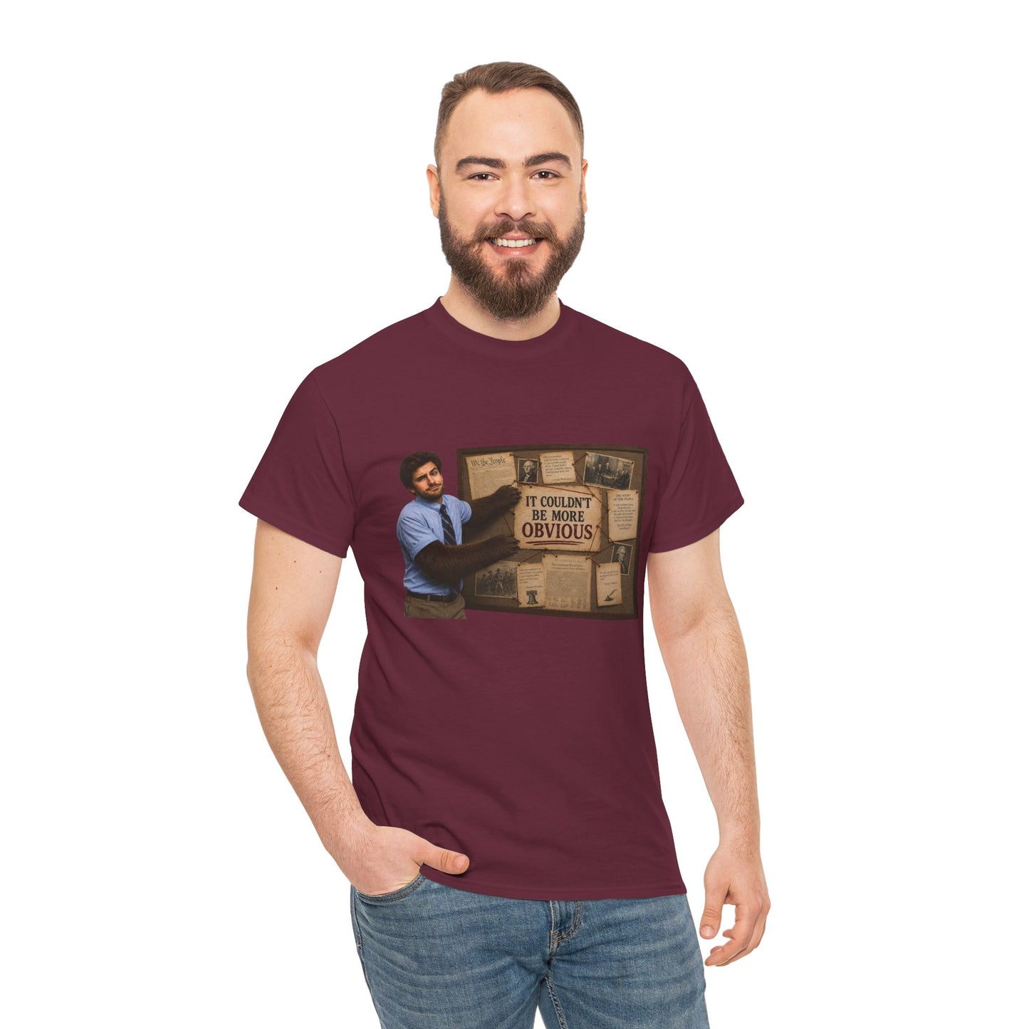 Obvious - Unisex Heavy Cotton Tee