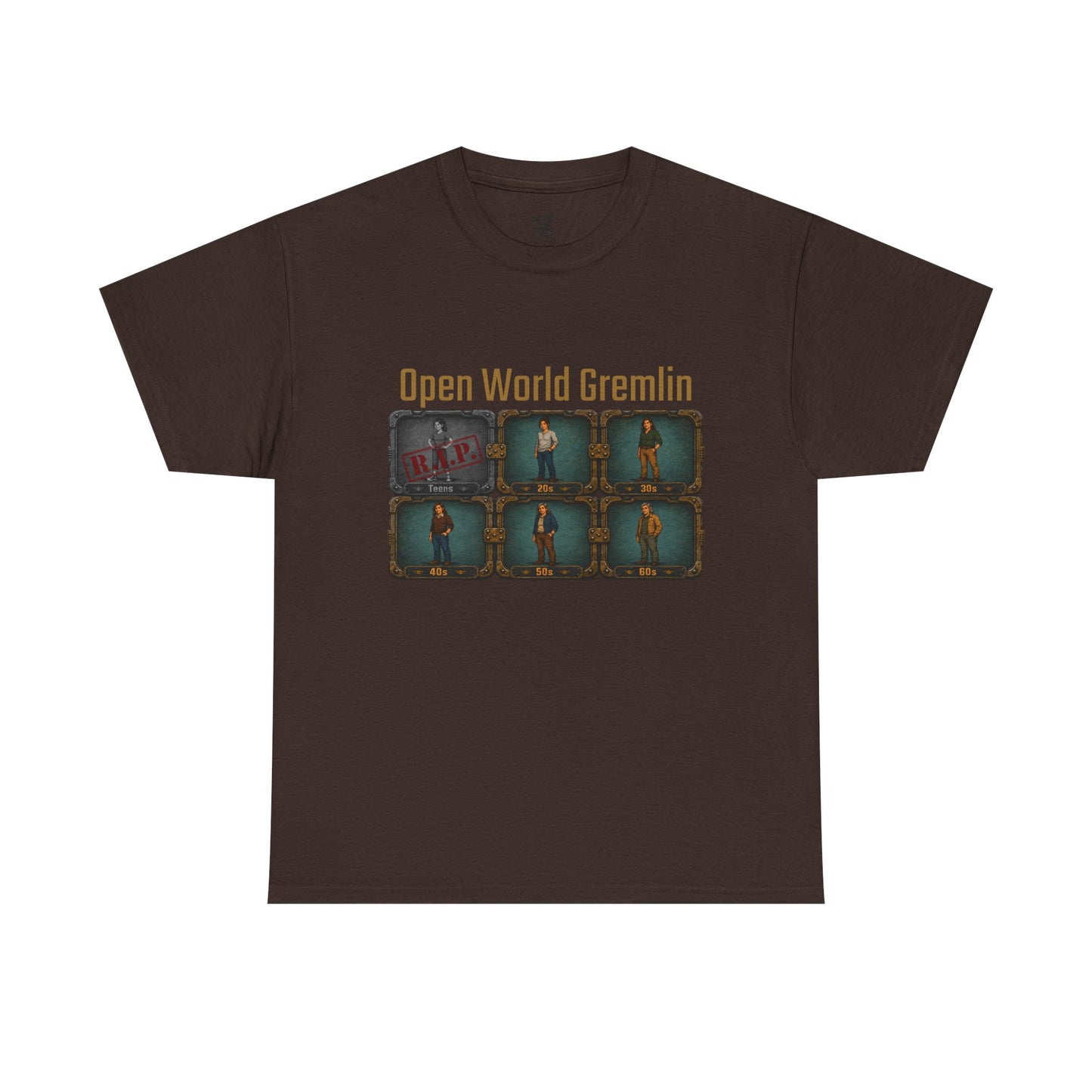Open World Gremlin - Unisex Heavy Cotton Tee