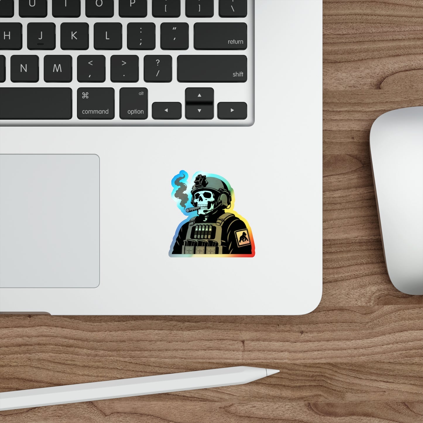 Tactical Smoke - Holographic Die-cut Stickers