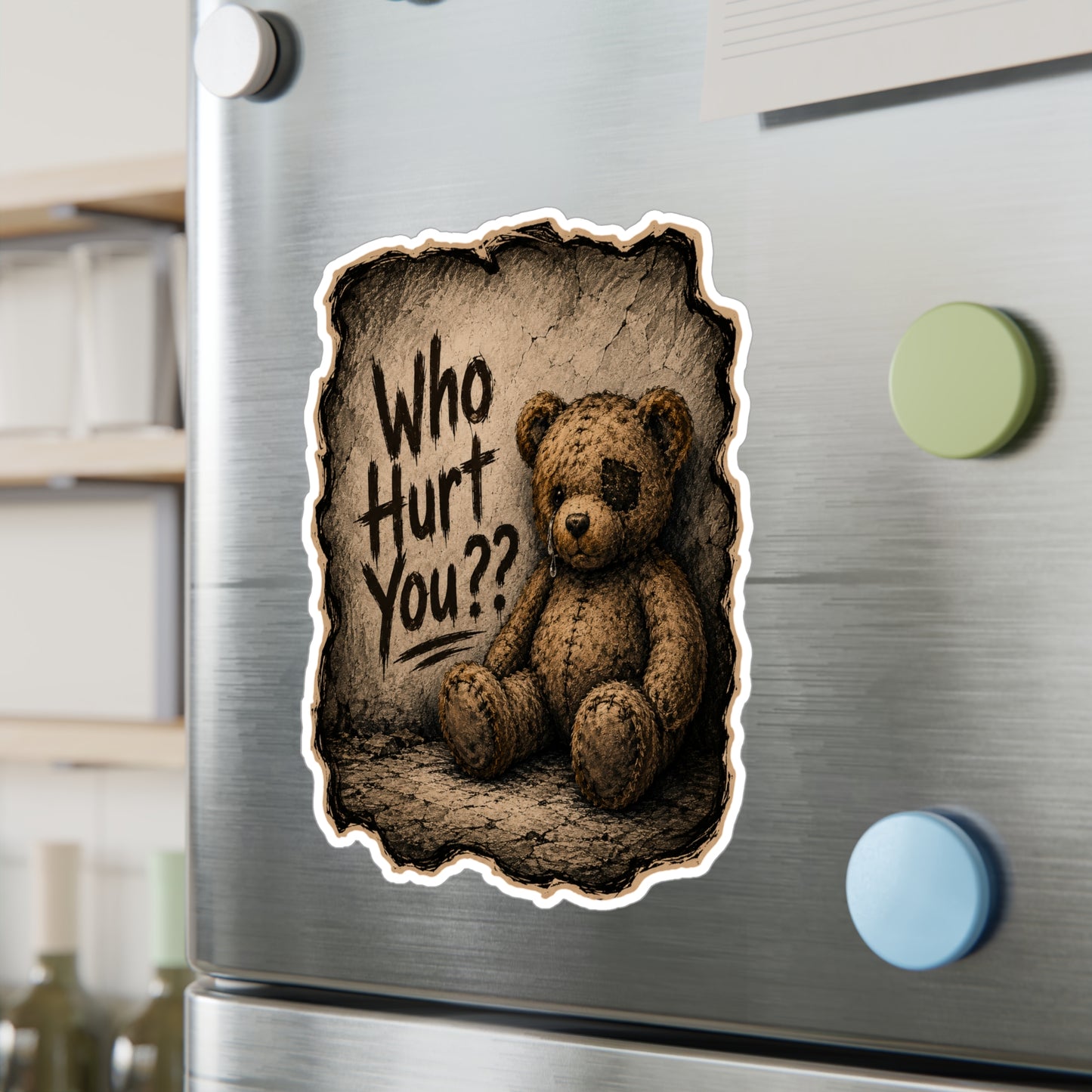 Who Hurt You - Kiss-Cut Vinyl Decals