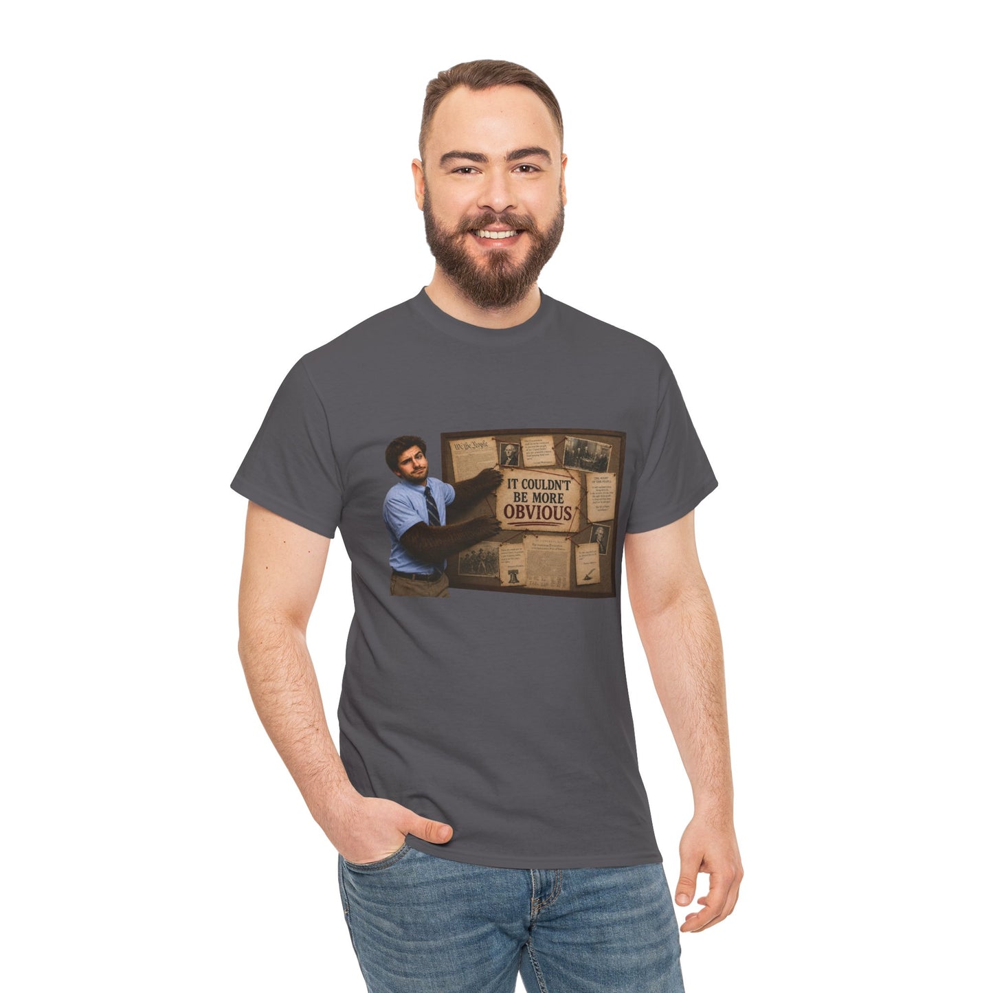 Obvious - Unisex Heavy Cotton Tee