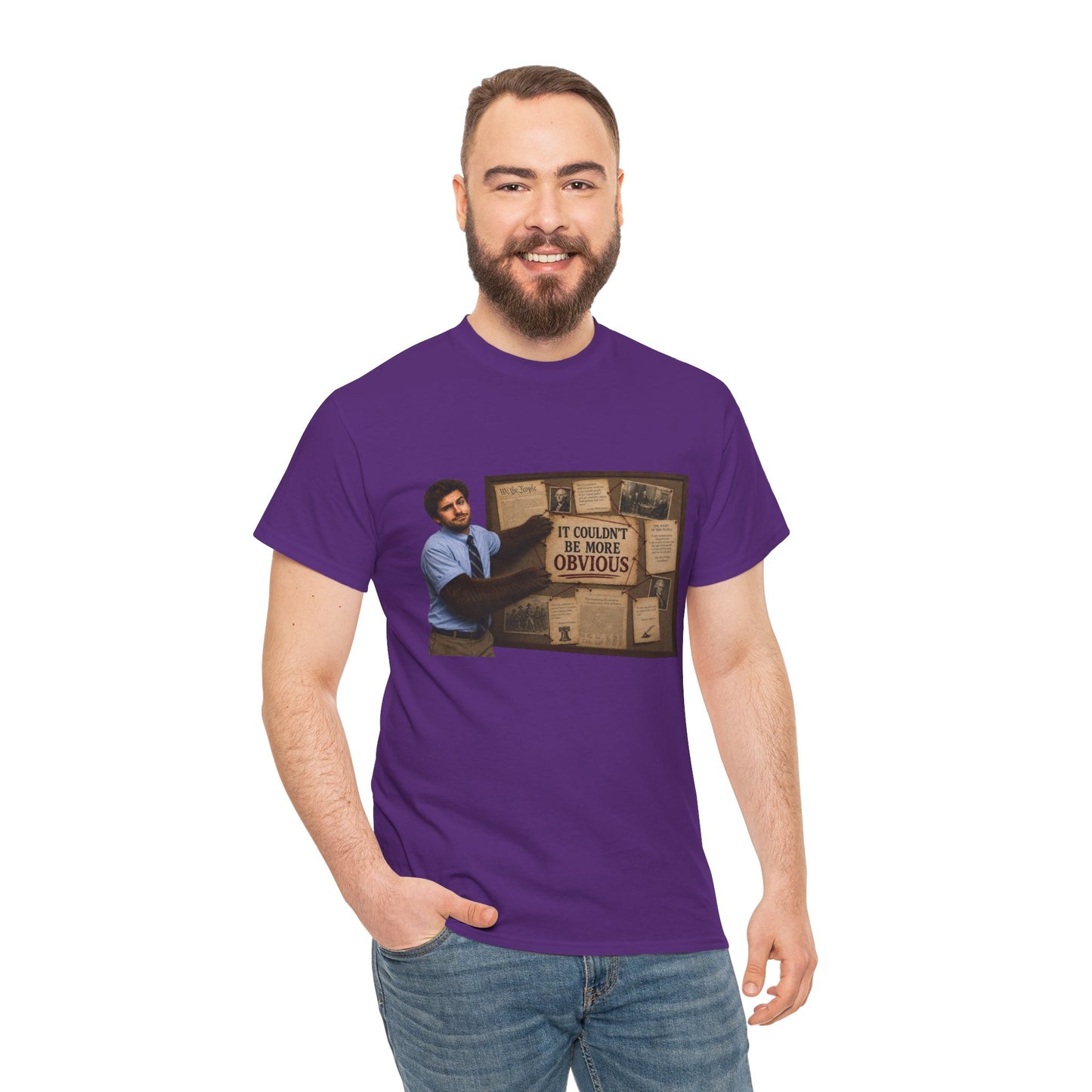 Obvious - Unisex Heavy Cotton Tee