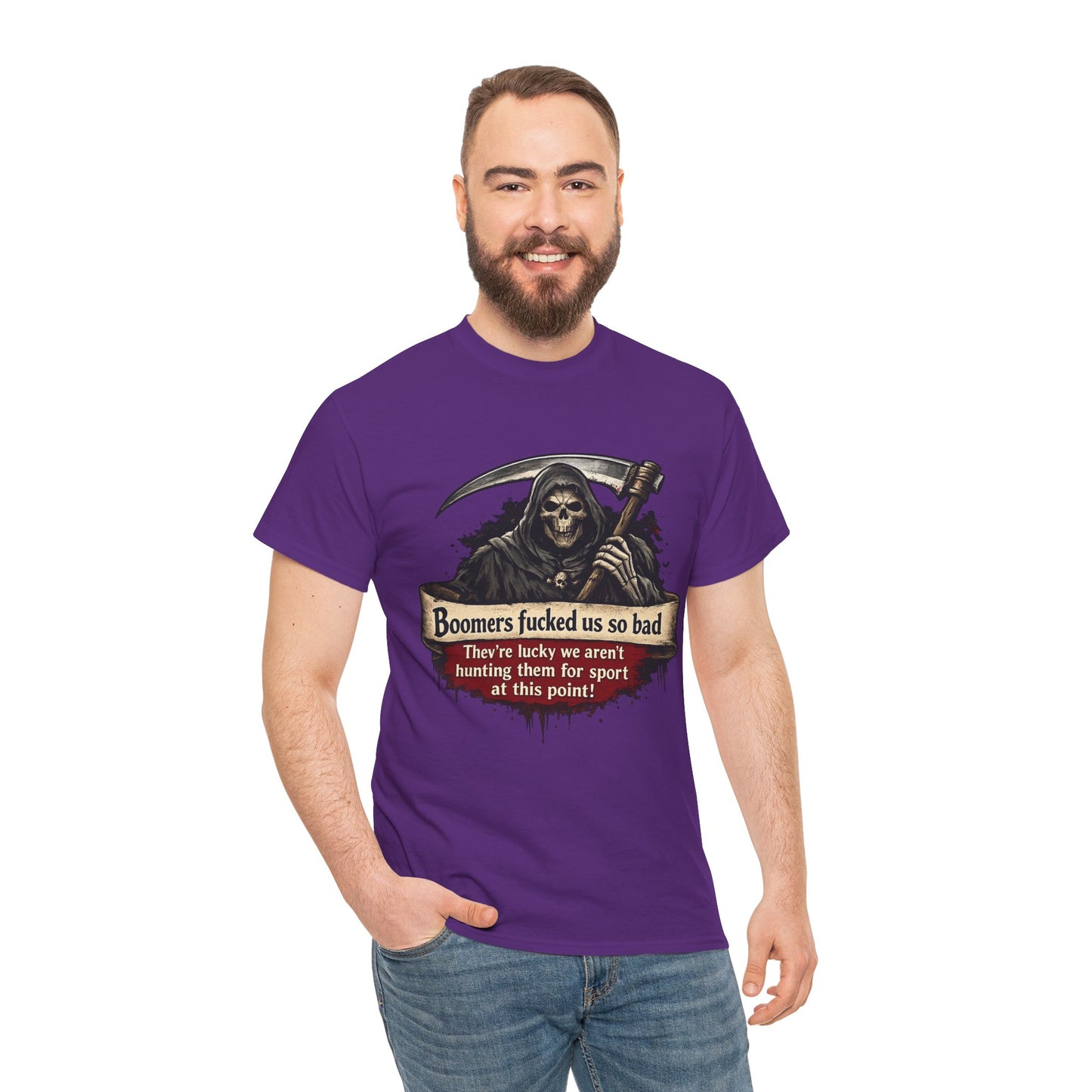 Boomers Fucked Us - Unisex Heavy Cotton Tee