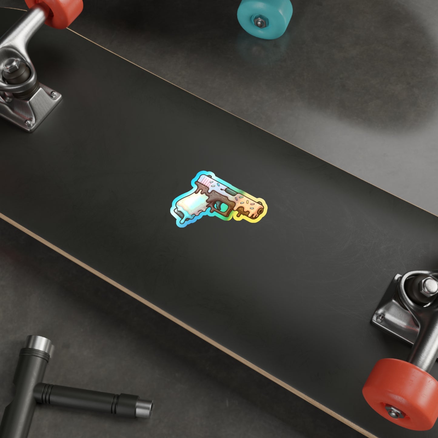 Sweet Treats Glock - Holographic Die-Cut Stickers