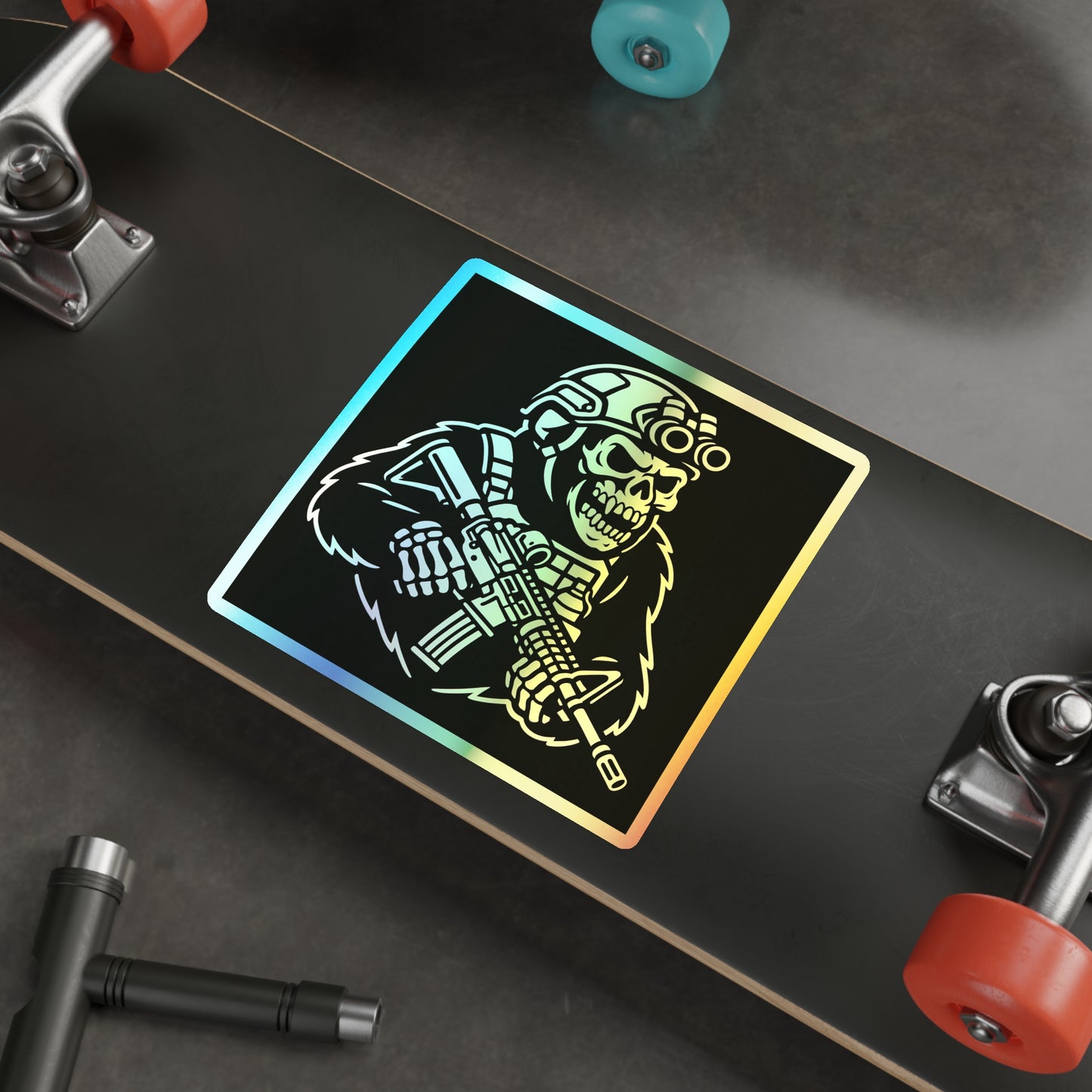 Tactical Guerrilla - Holographic Die-Cut Sticker