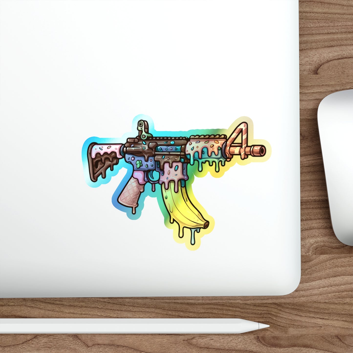 Sweet Treats AR-Sunday - Holographic Die-Cut Sticker
