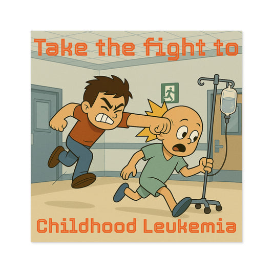 Childhood Leukemia Awareness - Square Sticker