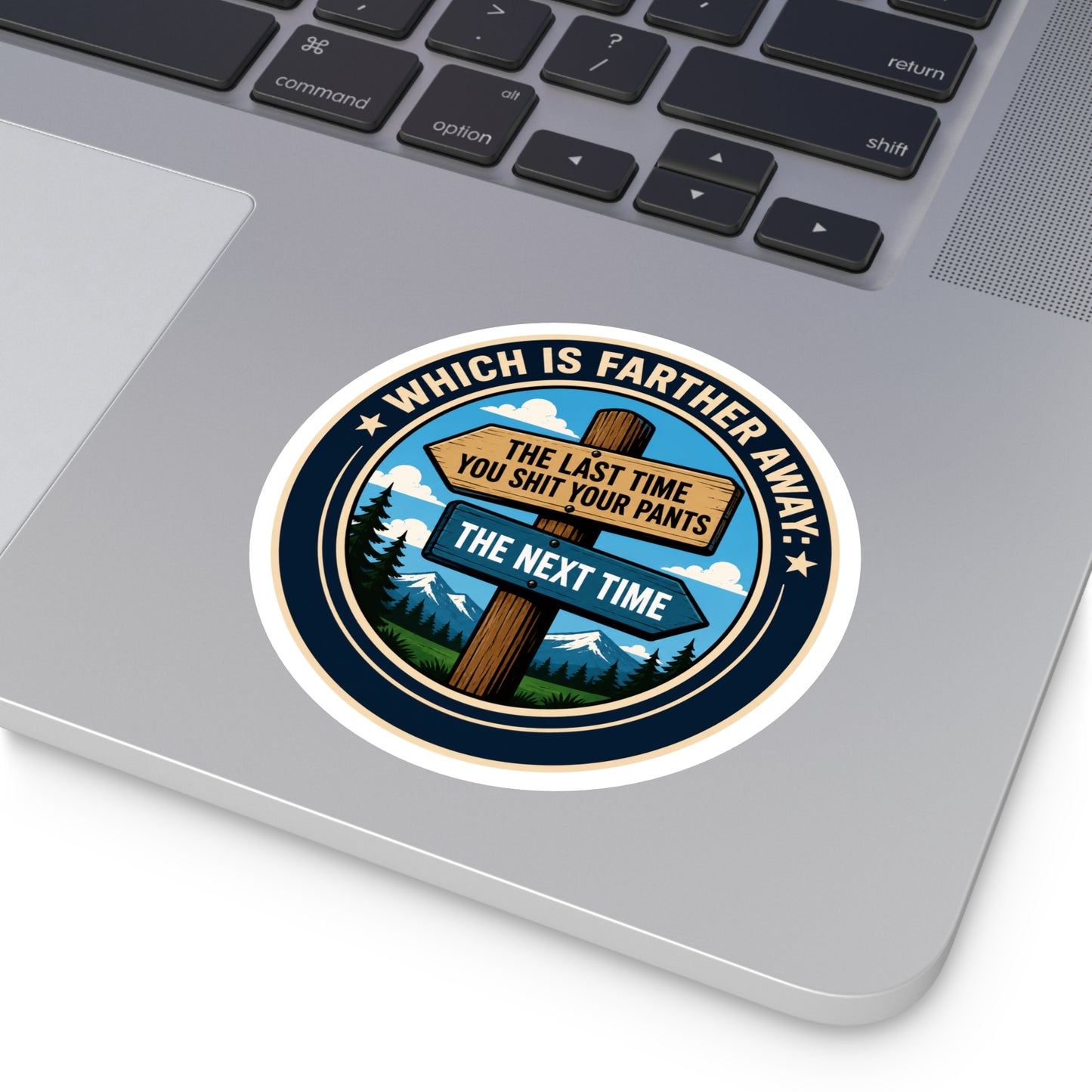 Which is Further - Round Stickers