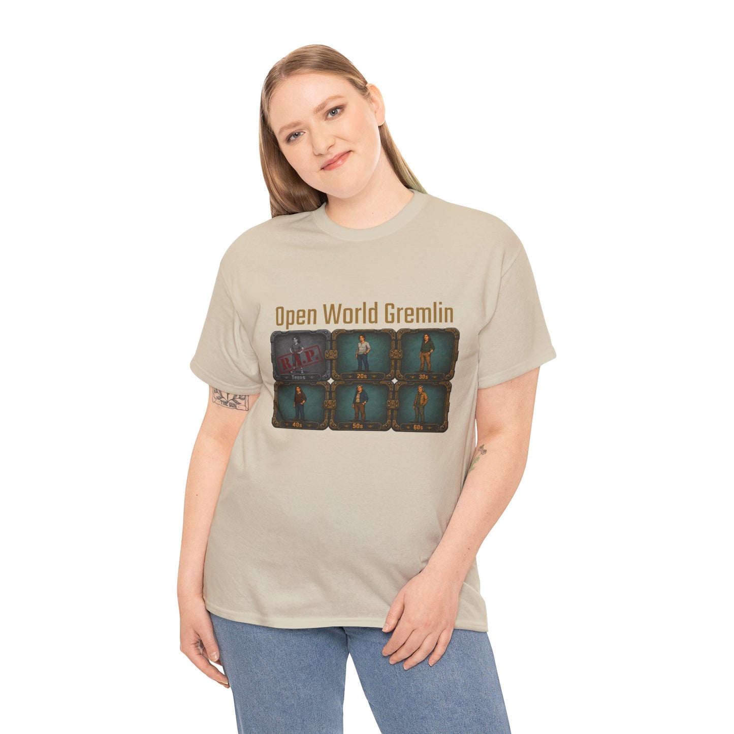 Open World Gremlin - Unisex Heavy Cotton Tee