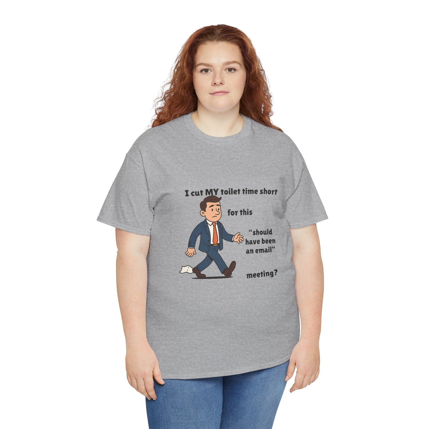 Toilet Time - Unisex Cotton Crew Tee