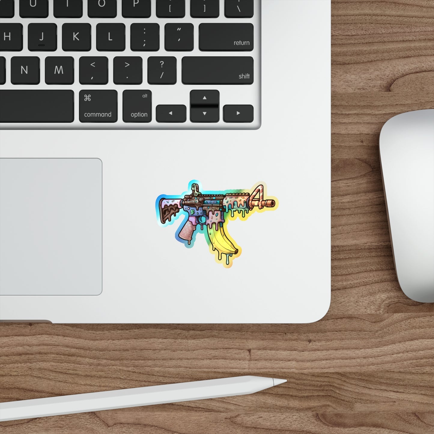 Sweet Treats AR-Sunday - Holographic Die-Cut Sticker