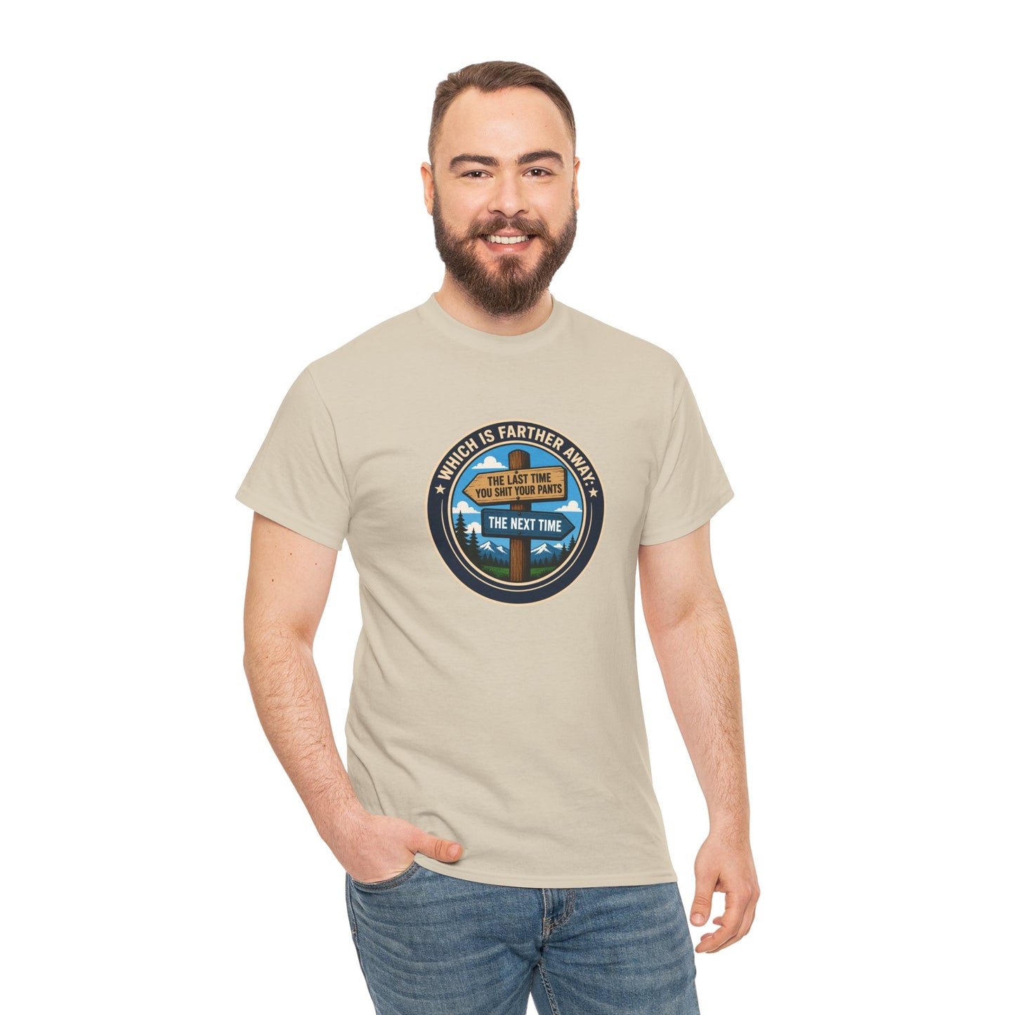Which is Further - Unisex Heavy Cotton Tee