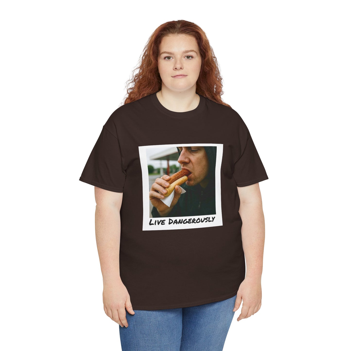 Live Dangerously - Unisex Graphic Print T-Shirt