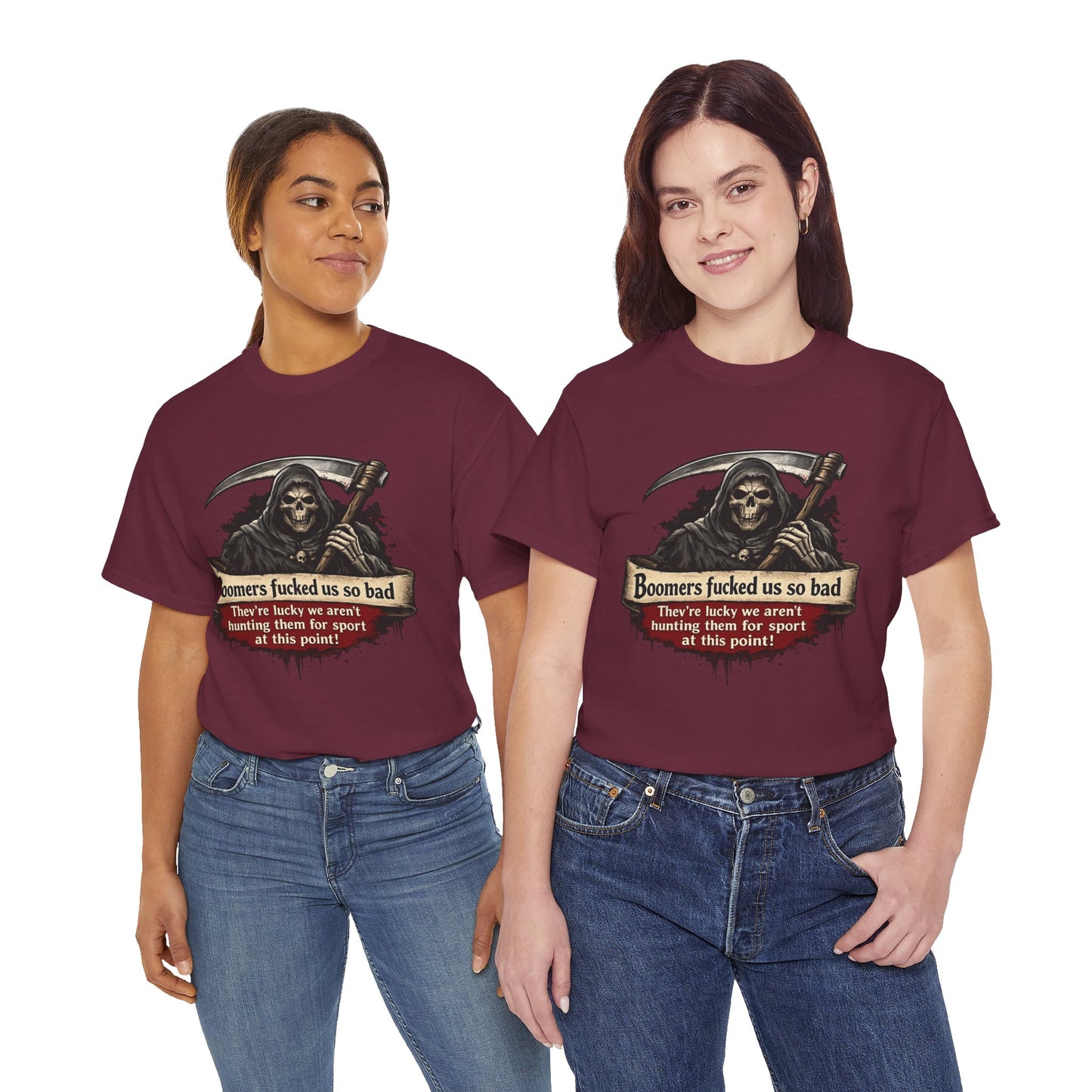 Boomers Fucked Us - Unisex Heavy Cotton Tee