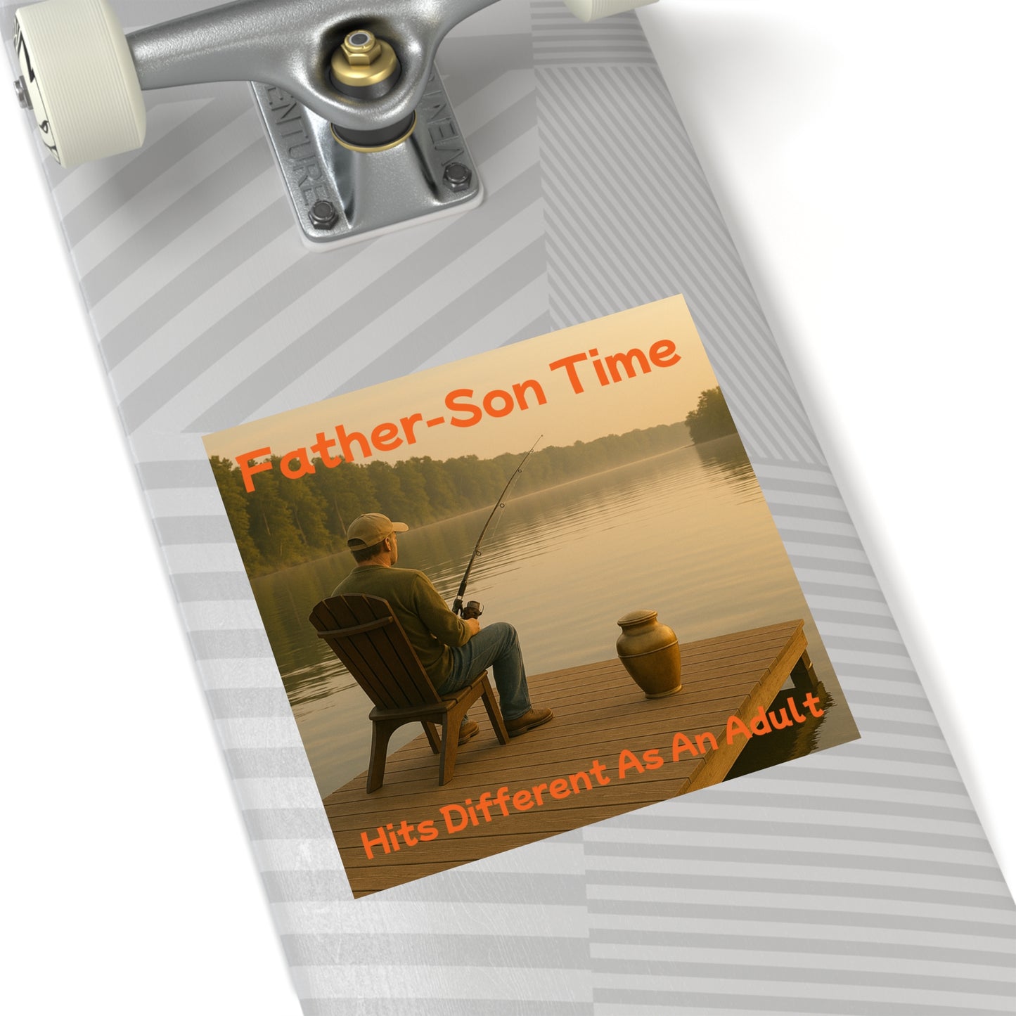 Father-Son Time - Square Sticker
