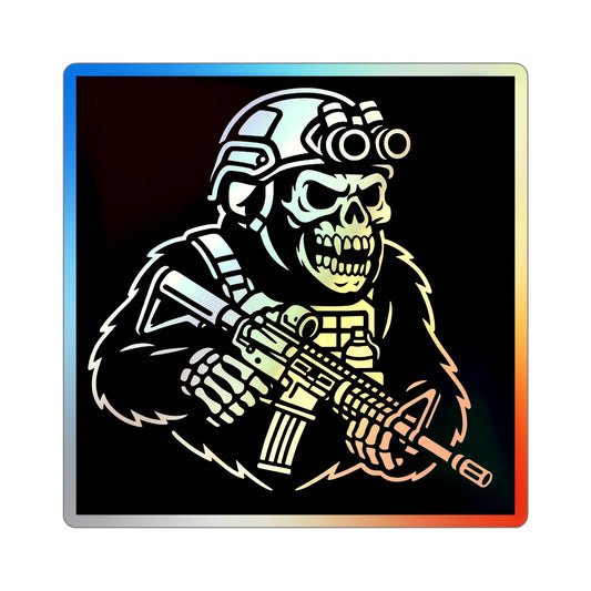 Tactical Guerrilla - Holographic Die-Cut Sticker