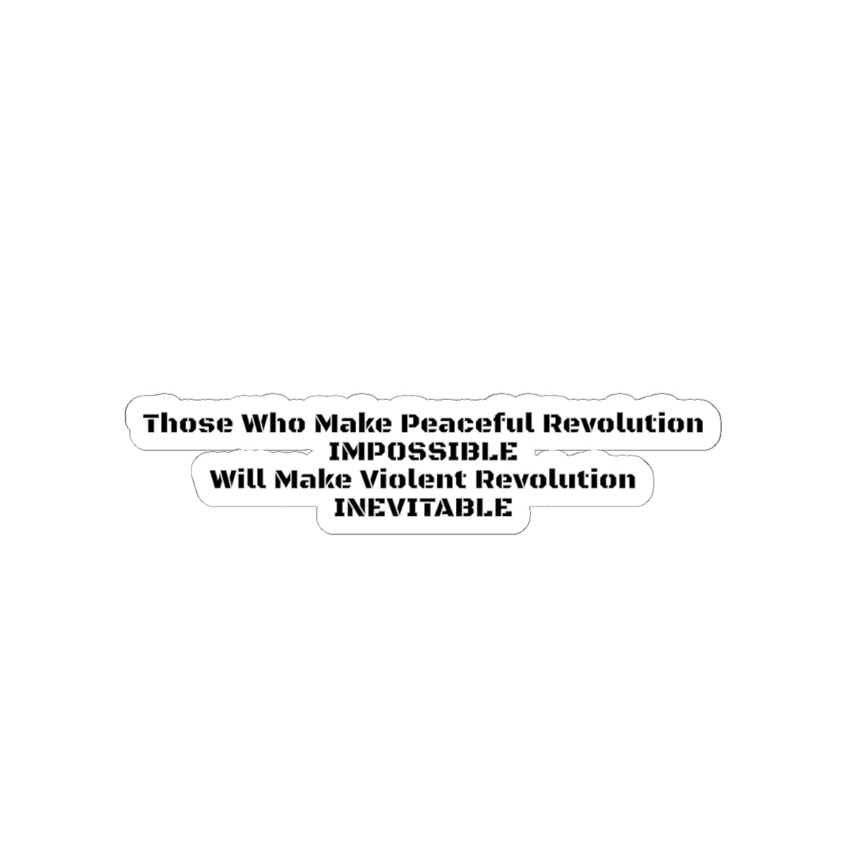 Peaceful Revolution - Sticker