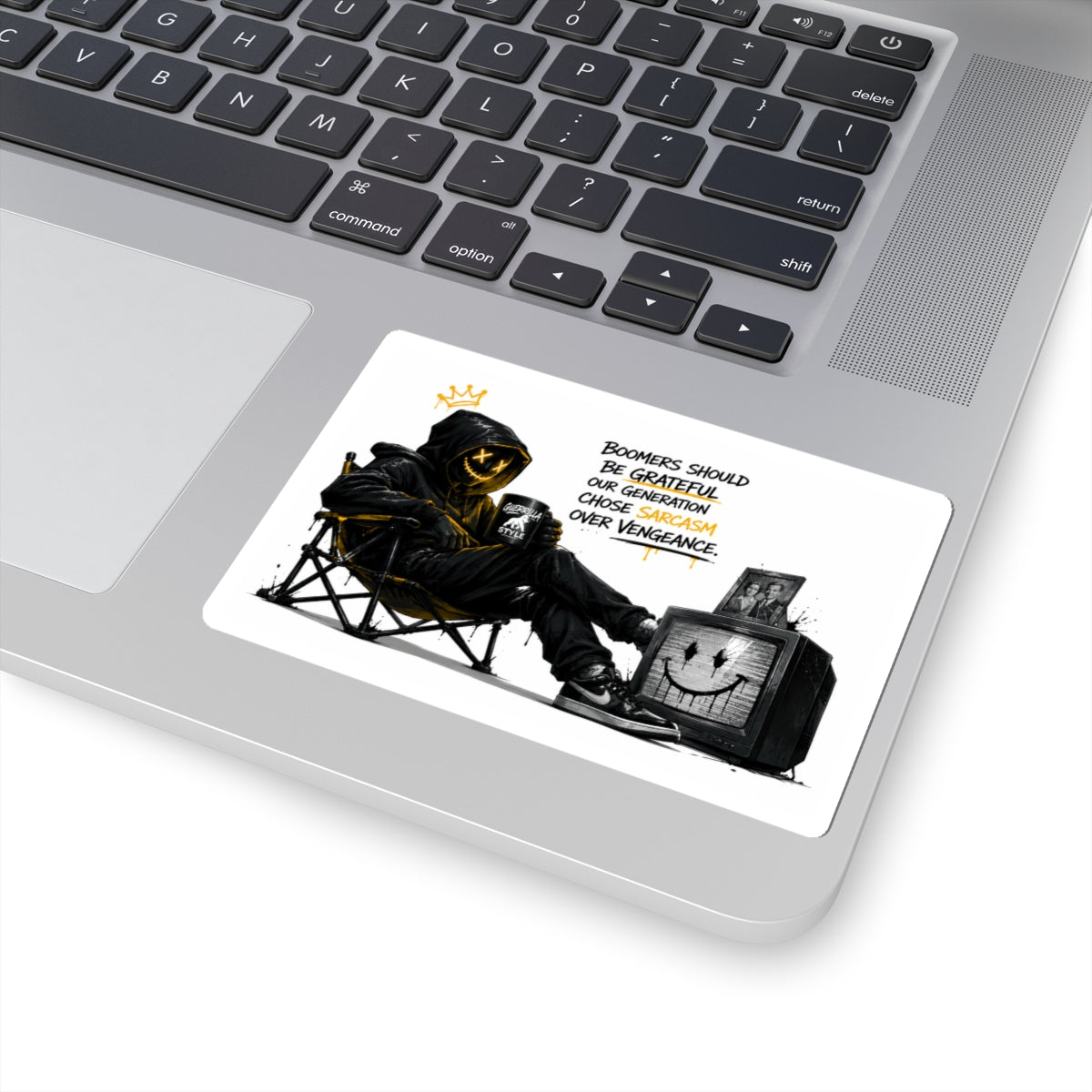 Sarcasm Over Vengeance - Kiss-Cut Sticker