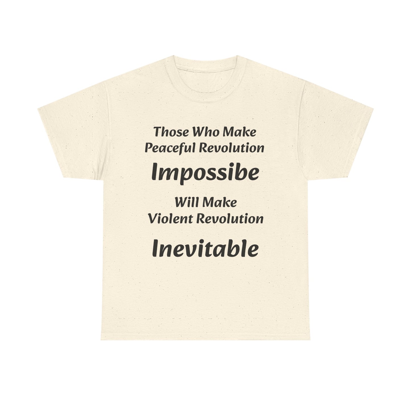 Peaceful Revolution - Unisex Heavy Cotton Tee