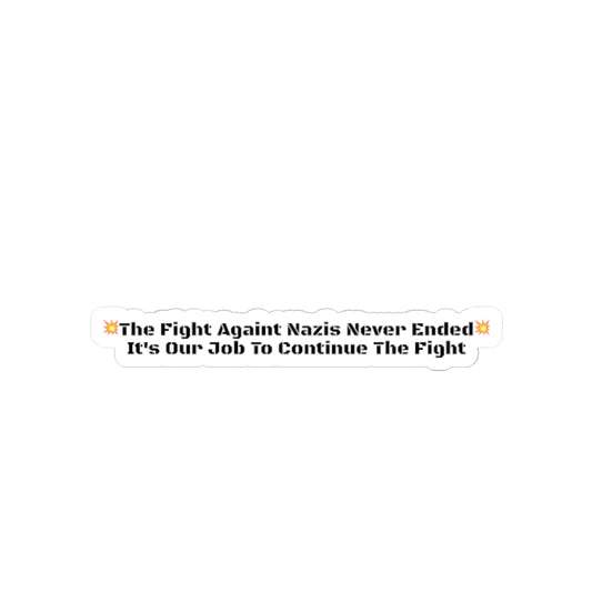 Fight Nazis - Sticker