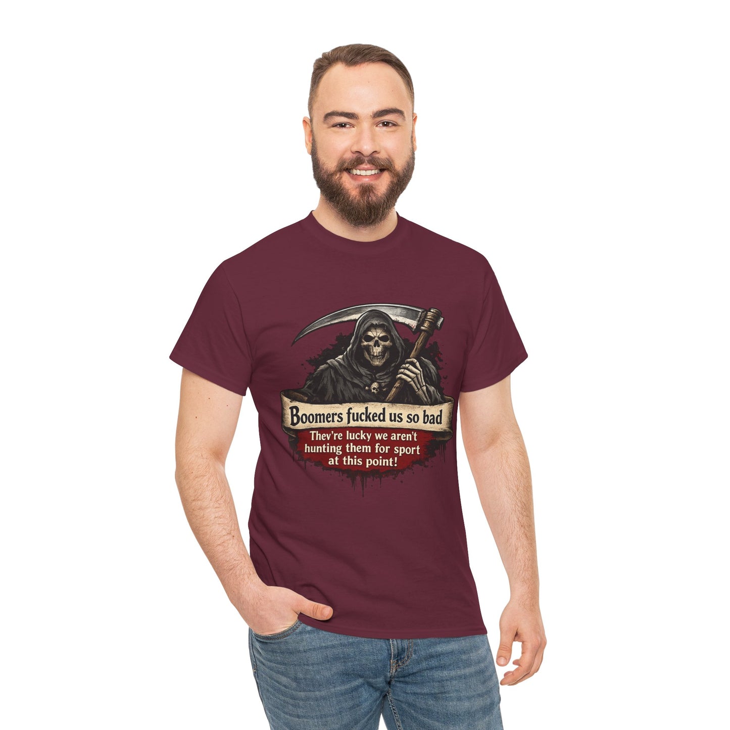 Boomers Fucked Us - Unisex Heavy Cotton Tee