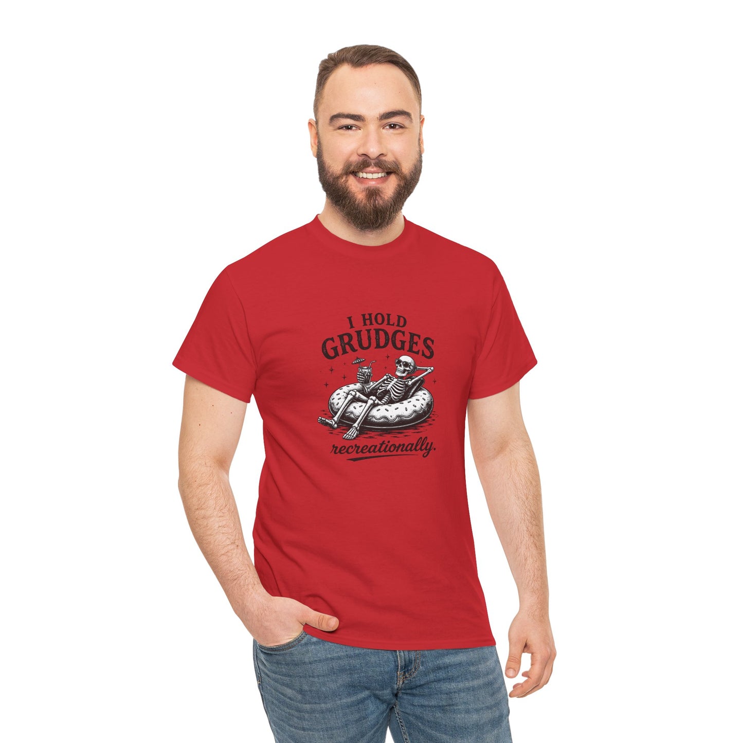 I Hold Grudges - Unisex Heavy Cotton Tee