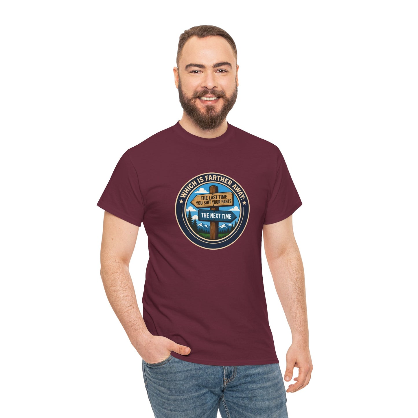 Which is Further - Unisex Heavy Cotton Tee