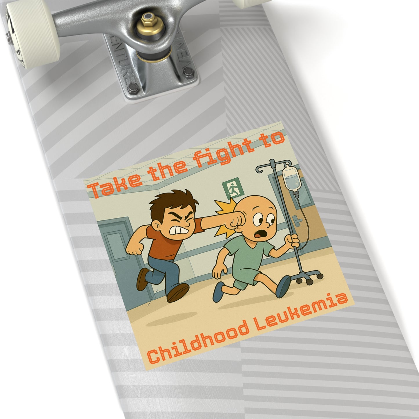 Childhood Leukemia Awareness - Square Sticker
