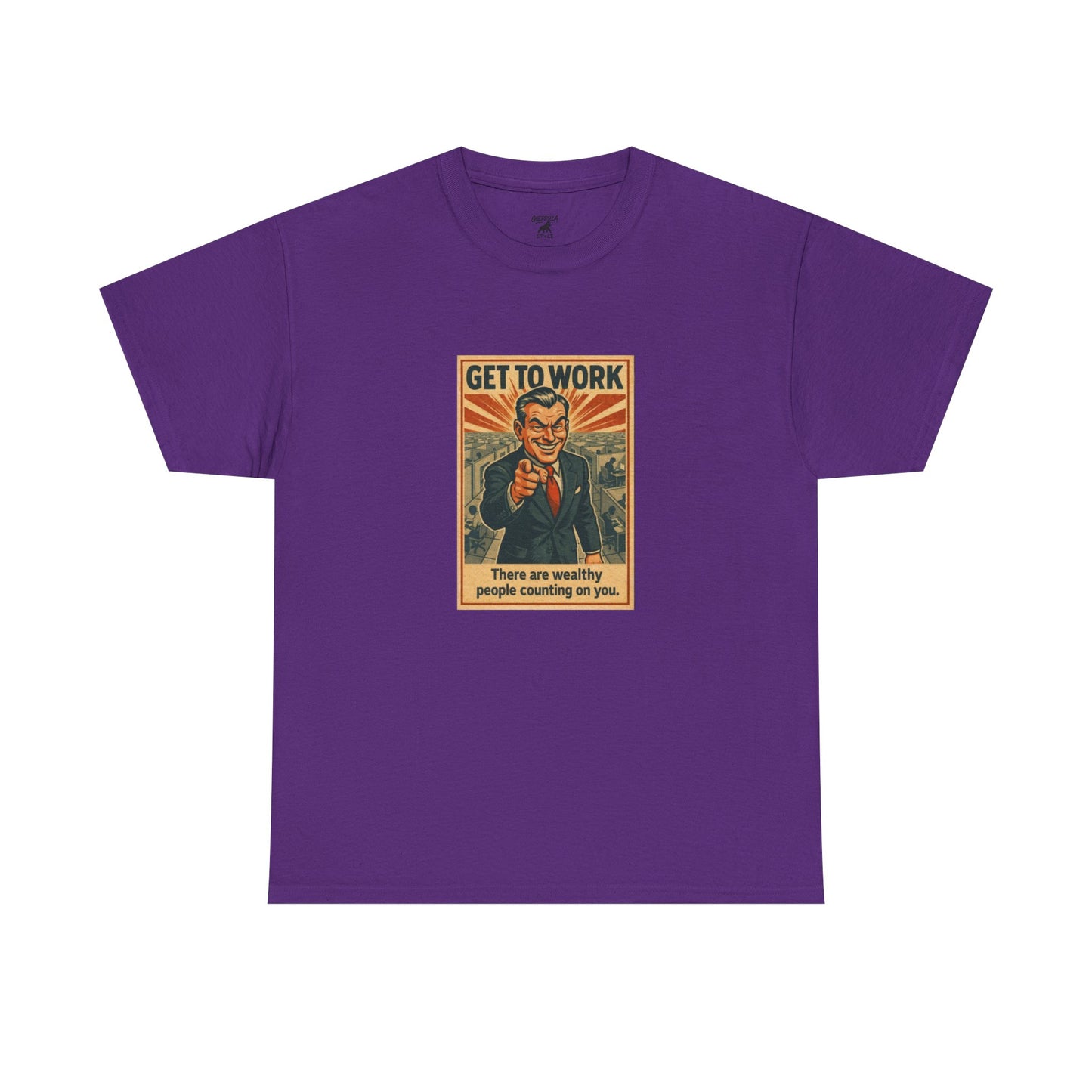 Get To Work - Unisex Heavy Cotton Tee