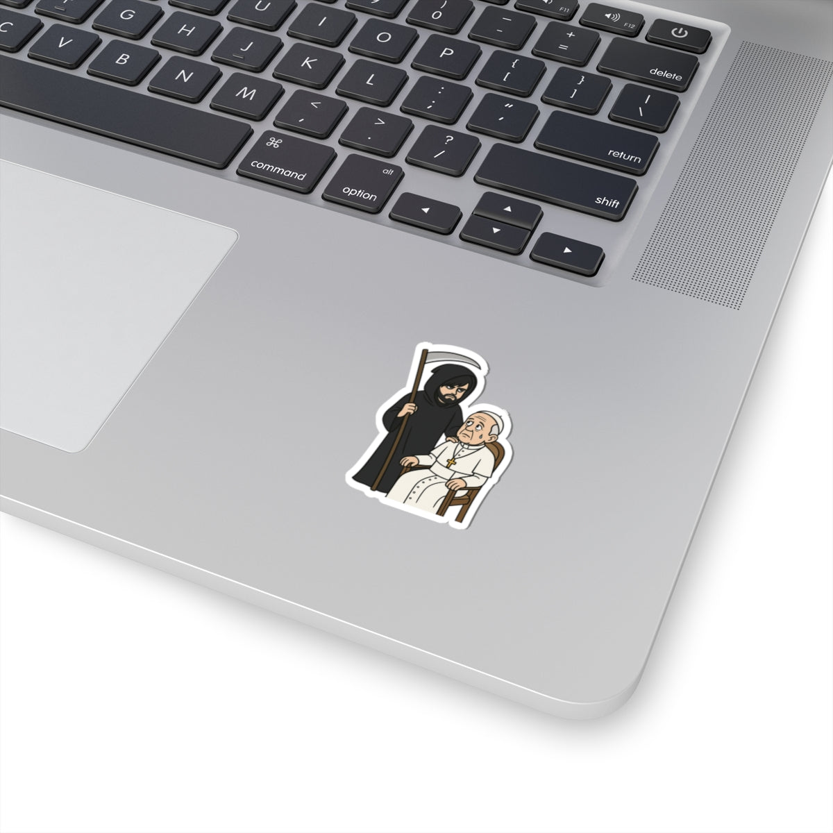 Grim Reaper and The Pope - Sticker