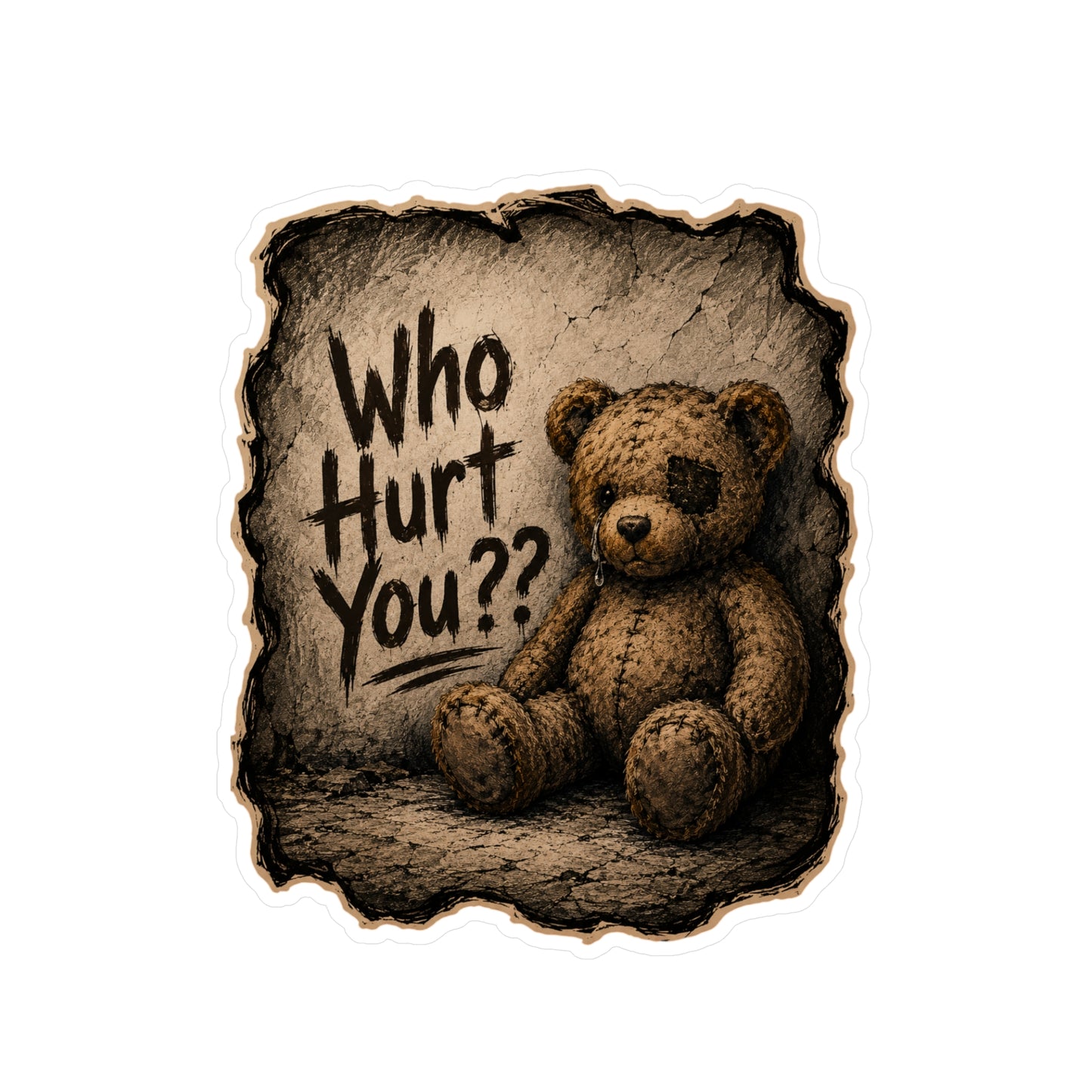 Who Hurt You - Kiss-Cut Vinyl Decals